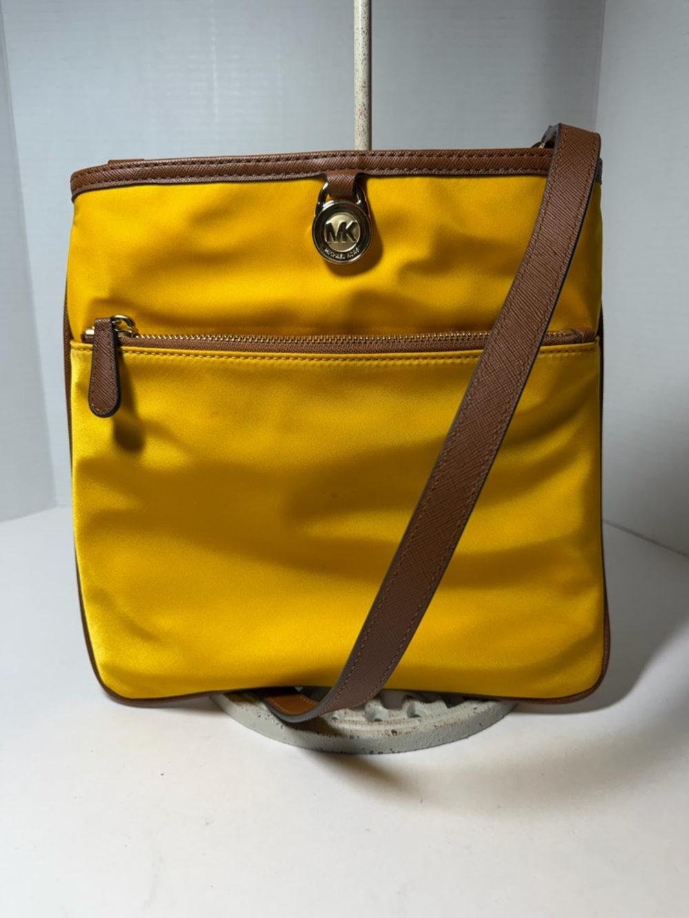 Michael Kors Kempton Sun Yellow Crossbody Bag